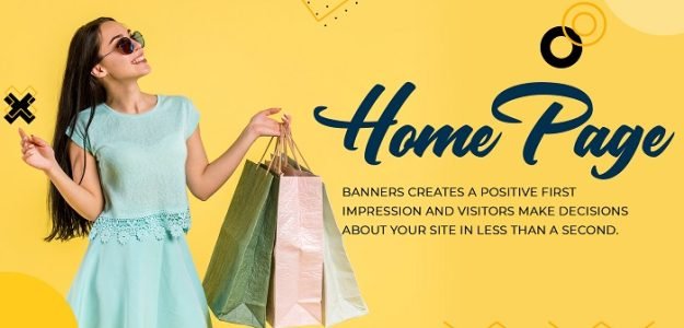 Home page shopping
