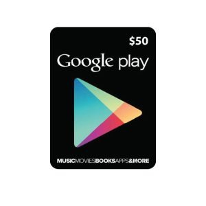 Google play US $50