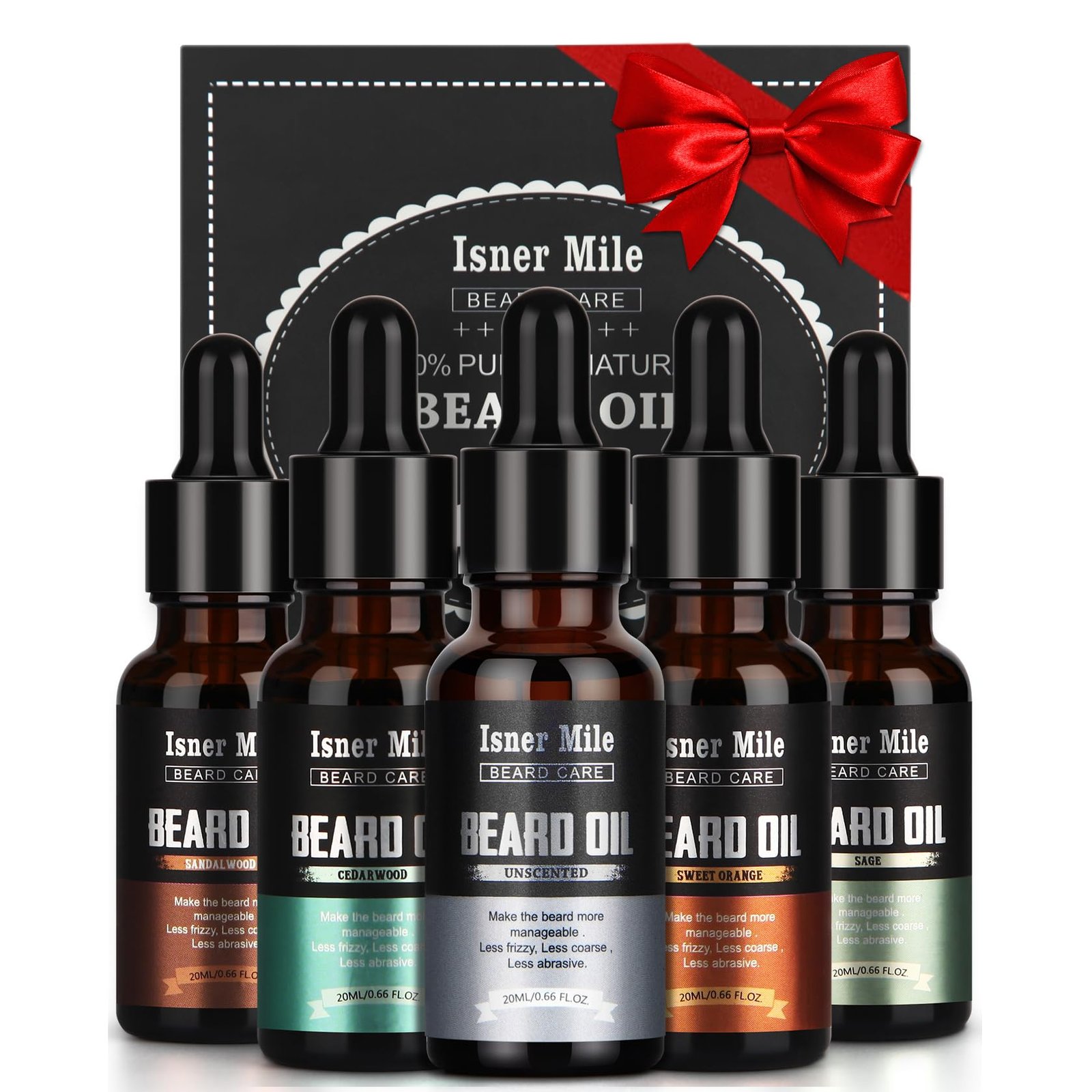ISNER MILE 5 Pack Beard Oil Set (Whole Set SRD 800,-)